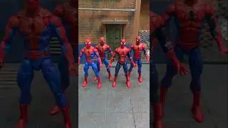 Marvel Legends Spider-Man comparisons #marvellegendscommunity #marvellegends #spiderman #figures