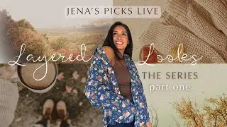 Layering Looks LIVE: Part One | The Vintage Floral Denim Jacket 🍂