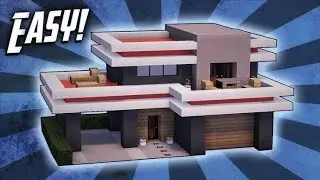 Minecraft tutorial simple modern small house Minecraft tutorials and subscribe