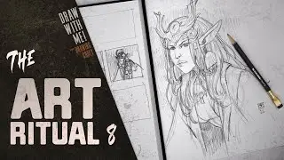Draw With Me: Elf Girl Portrait + Thumbnailing | Comics - Manga - Sketching