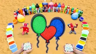 Big Toothpaste Eruption from Balloons pit, Orbeez, Coca Cola Rocket, Fanta, Giant Mtn Dew vs Mentos