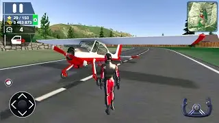 Flying PZL-104 Wilga and Emergency Landing - Airplane Simulator - Android IOS Gameplay.