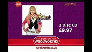 Hannah Montana 2 CD Woolworths UK Advert