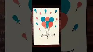 New year Craft For Kids | 2026 New year Greeting Card #diy #craft #kids #newyear #artyoutubeshorts