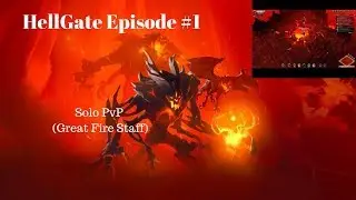 Albion Online Blue Solo Hell Gate (Great Fire Staff Build) - Gameplay