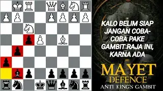 TOP 3  Pertahanan catur hitam tetbaik melawan GAMBIT RAJA