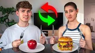 24 Stunden Essen Tauschen Mit GNU... 😳🤮