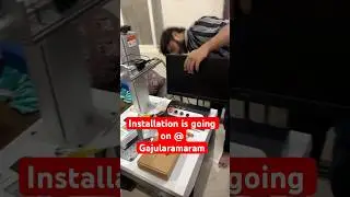 30W Production Machine installation at Gajularamaram #fiberlaser #metalmarking