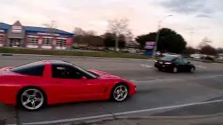 Muscle Cars Send it  During First Car Meet Of New Year 2026