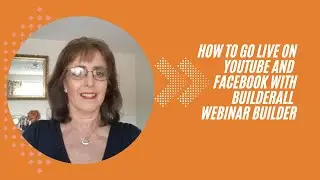 How to livestream to Facebook and Youtube with the Builderall Webinar