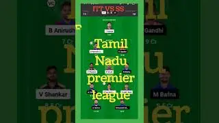 Tamil Nadu premier league ITT vs SS #cricket #dream