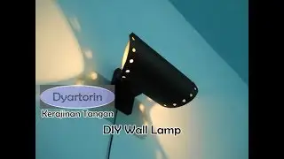 Kreasi unik kerajinan tangan dari barang bekas - Cara membuat lampu dinding dari pipa paralon