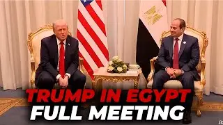 TRUMP meets EGYPTIAN PRESIDENT EL-SISI in high-stakes bilateral talks | FULL MEETING
