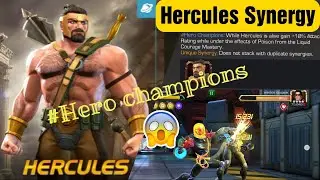 Hercules Synergy benefits suicides users #Herochampions | Hercules Synergy| #mcoc #Hercules
