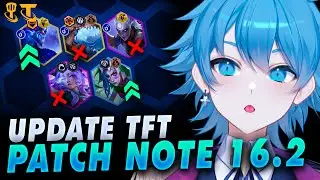 T-Hex, Diana, Yunara NERF❌!!! Asol, Jinx, Noxus BUFF ✅ - Patch Note TFT Set 16.2 8 January 2026
