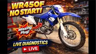 🔴 LIVE: WR450F No-Start & Oil Leak Diagnostics | Missing Decompression Lever?! (2006+ Yamaha WR)