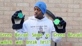 Green Biscuit Snipe Shooting Puck vs Green Biscuit Off Ice Stickhandling Review - How Strong Is It ?