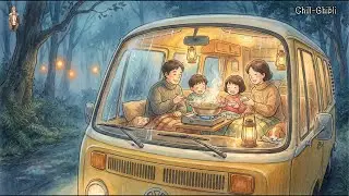 Семейное автомобильное путешествие под дождем 🌧️ Ночевка в машине | Уютное путешествие в стиле ст...