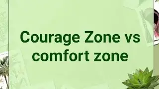 Courage Zone vs Comfort Zon