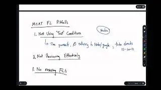 MCAT Study Planning 2/3 - The Three Month Plan