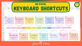 Microsoft Excel Shortcut Keys - Advanced Excel Shortcuts and Tricks- Excel Shortcuts for Office Work