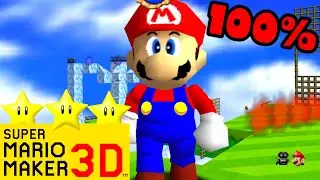 Mario Builder 64 🔨 Secret Stage 2 by King 🔨 100% Walkthrough Super Mario 64 Hack