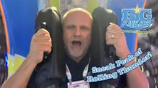 Big Rivers Fairgrounds NEW Rollercoaster, Rolling Thunder!