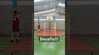 Desafio! Parece simples, mas quantas bolas na tabela voc&ecirc; consegue fazer? #basquete #treino #desafio