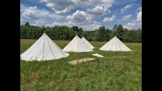 Conical tent from Matuls and how to pitch it.
