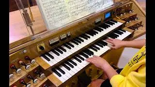 Contrapunctus 1 BWV 1080 J.S. Bach, Kern Orgel Eglise Catholique Saint Denis Gerstheim Alsace France