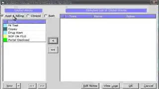 Adding Global Alerts in eCW