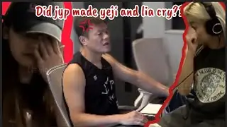 JYP made yeji and lia cry⁉️ #itzy #yeji #lia #jyp