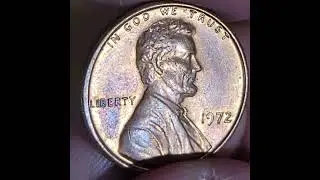 ✝️ 1972 COPPER PENNY #5 PENNY ERROR ДЛИННОЕ ВИДЕО 🥳 656 #pennyrollhunting #penny #copperpenny #jesus