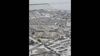 Peaceful Plane Landing Over Toronto 🇨🇦 | Calm Aerial City View (No Music)