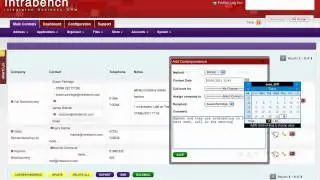 Contact Management in Intrabench CRM