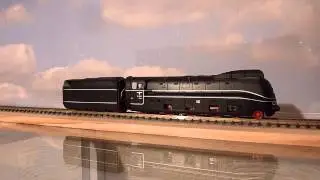 Fleischmann N gauge DRG DCC dound BR01 demo video