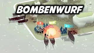 Lets Play Bad North deutsch - Bombenwurf gegen die Angreifer
