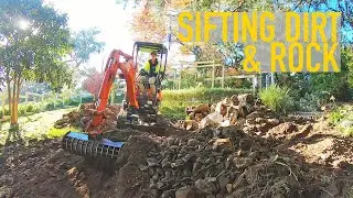 Sieve Bucket on Kubota U17 | RDH Excavations
