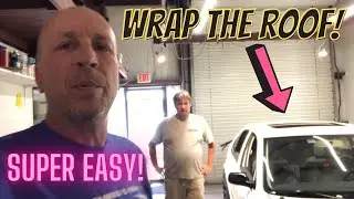 HOW TO - Wrap Your Roof in Gloss Black Vinyl (STEP BY STEP)...