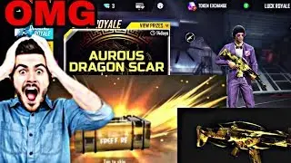 GOT PERMANENT AUROUS DRAGON SCAR - NEW WEAPON ROYALE - FREEFIRE