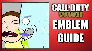 COD: WW2 - KING JELLYBEAN! - Emblem Guide (Rick & Morty!)
