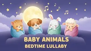 Baby Animals Bedtime Lullaby | Sleep Song for Kids | Animagic Studio