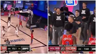 Chris Paul To Shai For The Lead Late In Game 3 vs The Houston Rockets