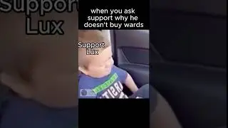 Lux on support  #leagueoflegendsmemes