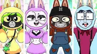 Rocky Rakoon's Labubu Zimono Summer // Funny Animation Meme #tiktok #viral #trending