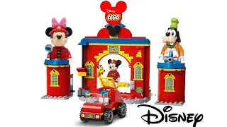 LEGO Disney 10776 Mickey & Friends Fire Truck & Station Review! Clubhouse Reunite !