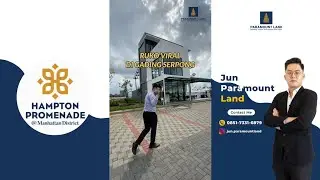 RUKO VIRAL DI GADING SERPONG? HAMPTON PROMENADE @Manhattan District