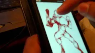 Sketch n Draw - 'I saw an Angel in the Samsung, and set him free'