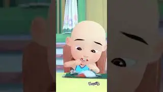 Ipin Lahap Banget Makan Ayam Goreng 🍗😆 Auto Ngiler! | Shorts