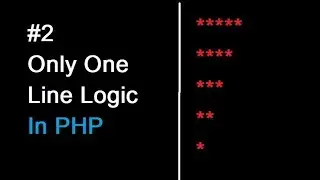 How can we print start pattern in php